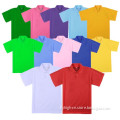 Custom Sublimation Printing Polyester Polo Neck Tee Shirt